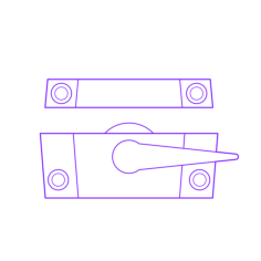 Buildings Window Locks Vinyl Cutting Svg File, Free Vectors File